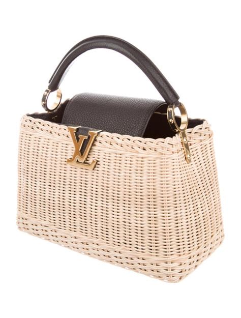 louis vuitton rattan pouch